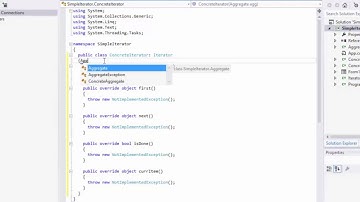 Simple Iterator Pattern Demo