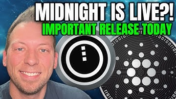 CARDANO ADA - MIDNIGHT IS LIVE?!! IMPORTANT RELEASE TODAY!
