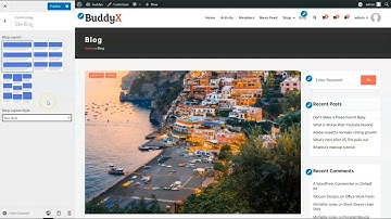 How to Configuration BuddyX Theme Site Blog Layout - WordPress Social Network Theme
