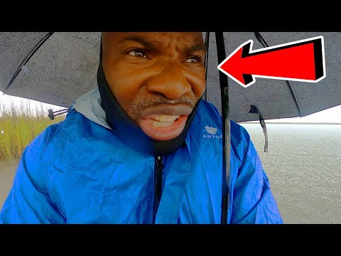 Fishing in a THUNDERSTORM