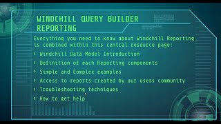 Windchill Report Management Central Page Introduction