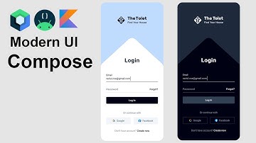 Jetpack compose UI Challenge - building a modern login screen with Jetpack Compose