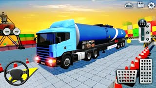 Oil Tanker Truck Cargo Parking Simulator - Heavy Duty Truck Parking Game - Android Gameplay screenshot 5