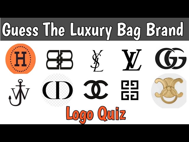 Guess The Luxury Bag Brands or Name, Logo Quiz
