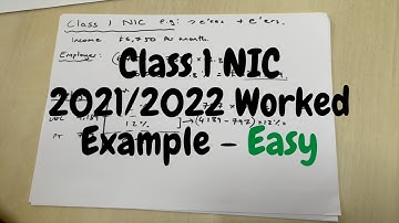 How To Calculate UK National Insurance Contribution 2021/22 - Employees and Employer (Basic) Example