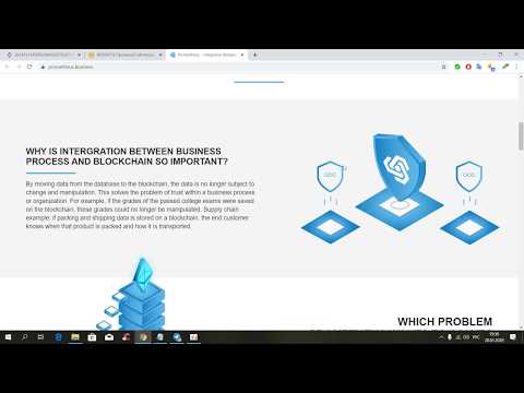 PROMETHEUS - интеграция между частью бизнес-процессов и технологией blockchain!