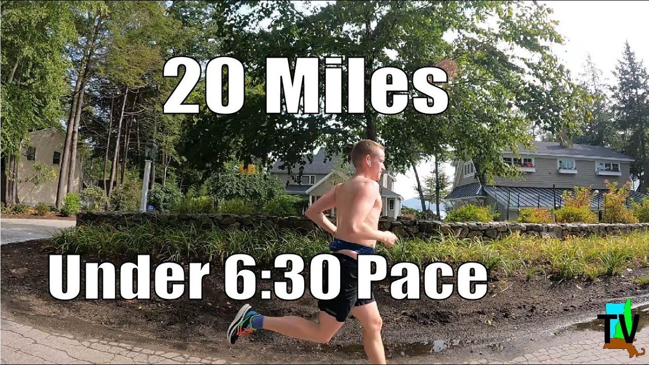 20 Mile Long Run Ending at Under 