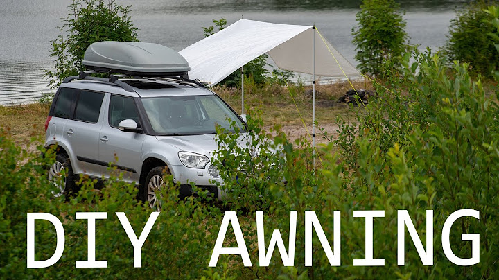 Simple DIY Awning for Suv Camping