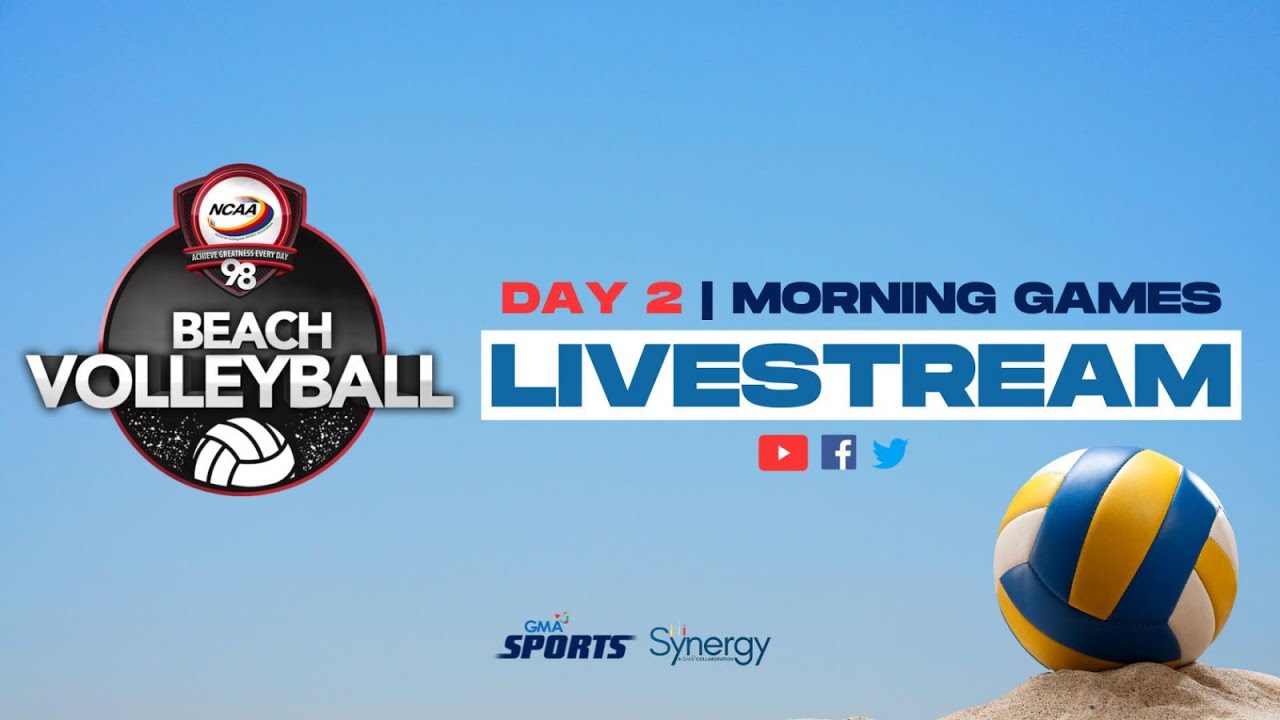 NCAA Season 98 Day 2 - Morning Games (Womens beach volleyball) LIVESTREAM