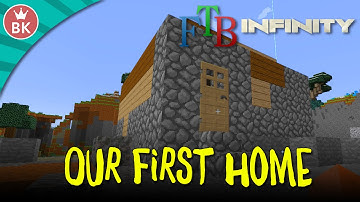 Minecraft FTB Infinity Evolved - "Our first home" (E01)