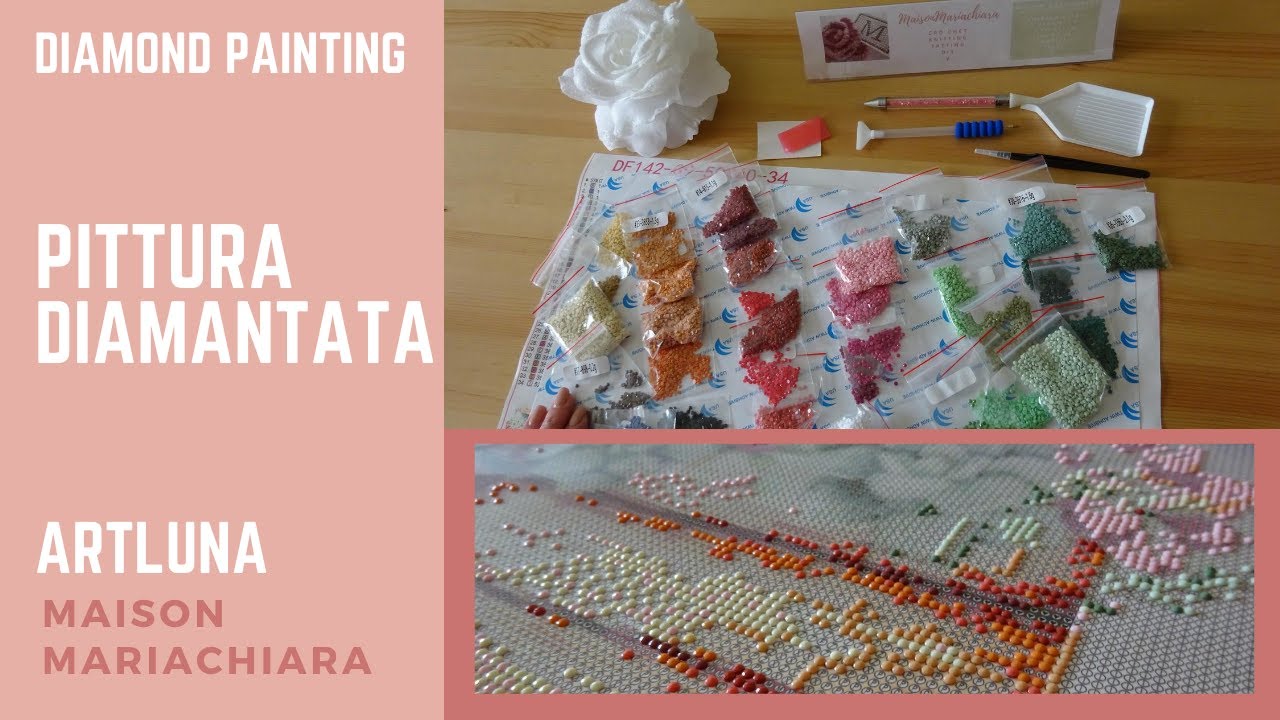 Pittura con Diamantini 5D ArtLuna Diamond Painting  maisonmariachiara