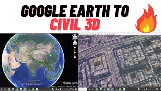 Google Earth to Civil 3D | How to take data from google earth to civil 3D