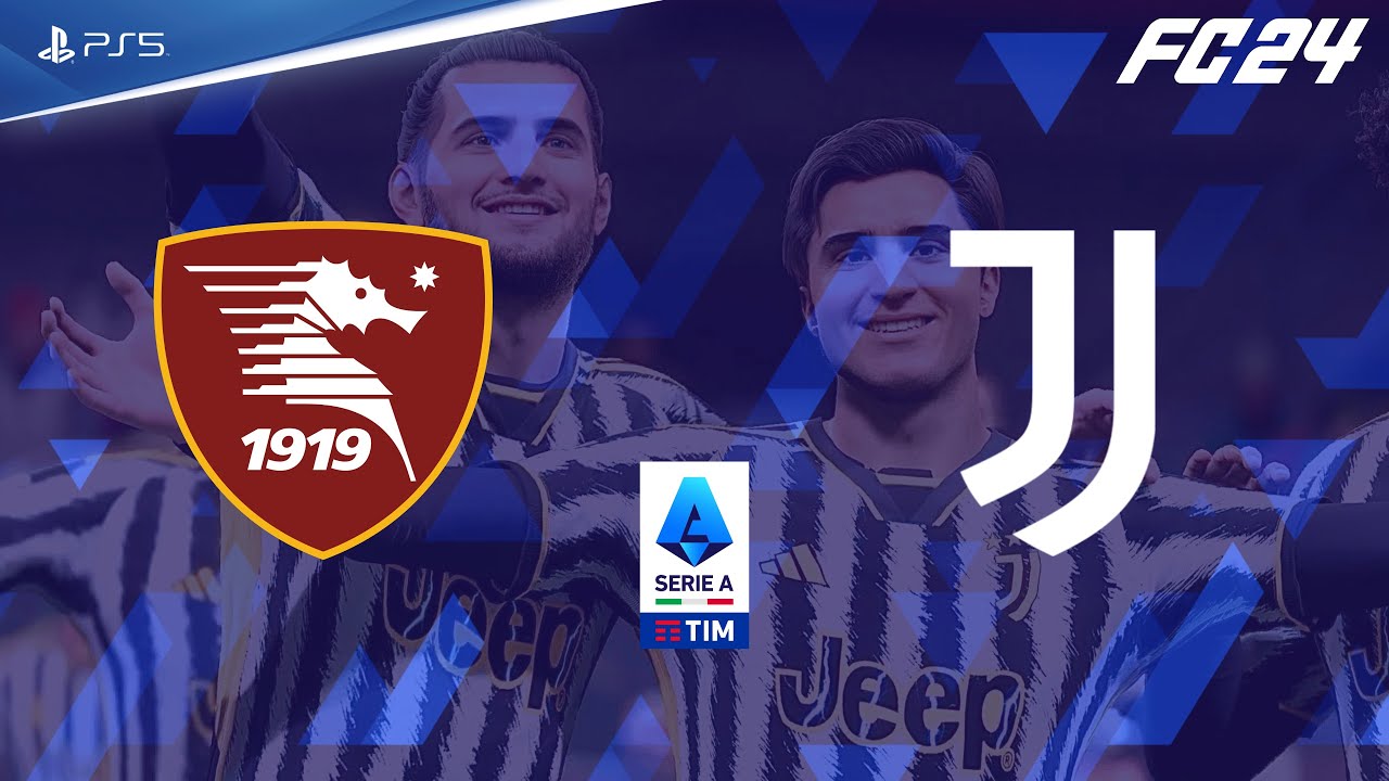 FC 24 | Salernitana - Juventus | Serie A 2023/24 Match Sim [4K60]