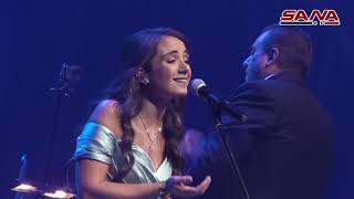 أغاني منوعة تؤديها المغنية اللبنانية كارلا شمعون في دار الأوبرا