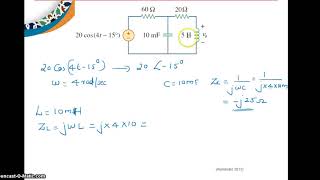 Video 9 Mesh Analysis AC Circuits