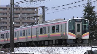 E129系B19編成 信越本線上り普通428M【4K】新潟→長岡