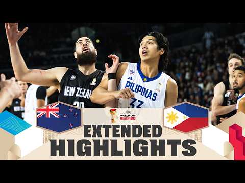 New Zealand 🇳🇿 v Philippines 🇵🇭 | Extended Highlights | FIBA Basketball World Cup 2027 Asian Qualif.