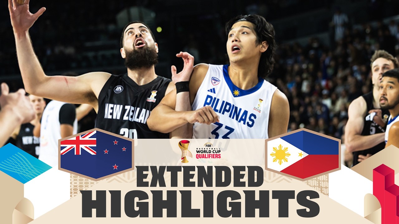 New Zealand 🇳🇿 v Philippines 🇵🇭 | Extended Highlights | FIBA Basketball World Cup 2027 Asian Qualif.