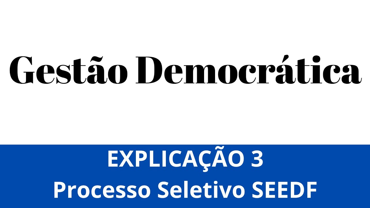 Gestão Democrática 3
