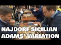 Sicilian Adams variation | Amateur slowly equalizes | European Rapid