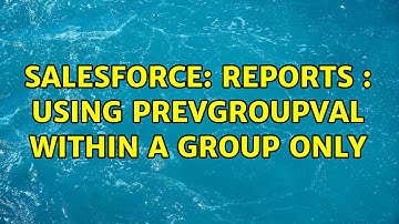 Salesforce: Reports : Using PREVGROUPVAL within a group only