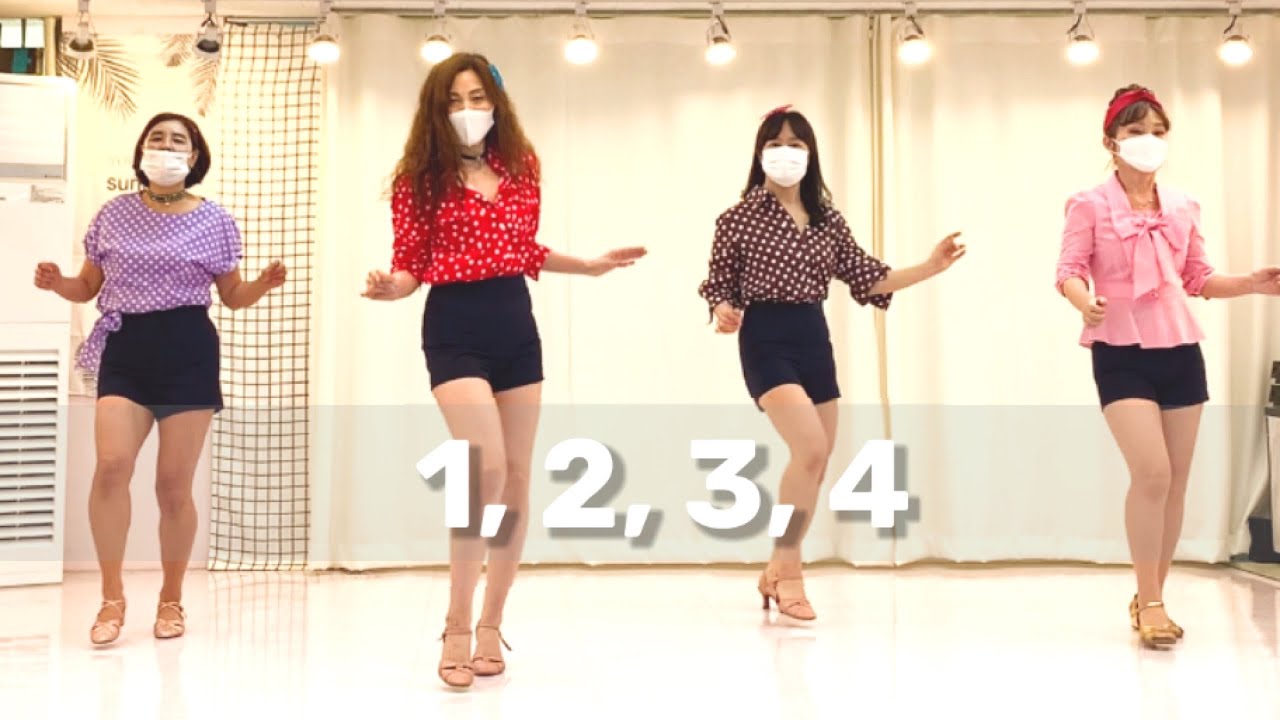 1, 2, 3, 4 line dance/High Beginner/원 투 쓰리 포 초급 라인댄스