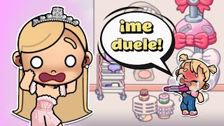 MI BEBE👶 TIENE UN ACCIDENTE EN EL SALON DE BELLEZA😱🔥 #avatarworld #barbie screenshot 3