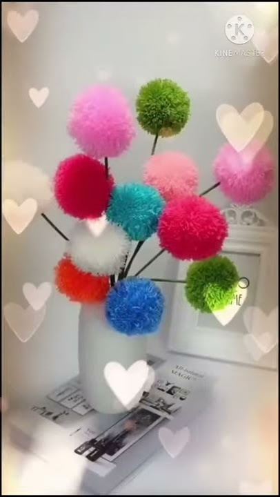 How to make Pom Pom in easily with wool/Pom Pom kayse banaye wool se /Pom Pom