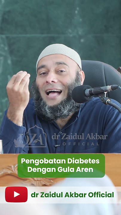 Pengobatan Diabetes Dengan Gula Aren - dr. Zaidul Akbar Official #jsr #zaidulakbar