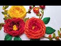 EASY 3D Flower Embroidery For Beginners | Looped Blanket Stitch | Still Life