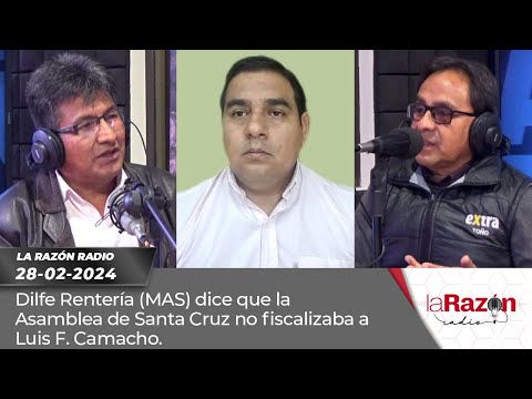Dilfe Rentería (MAS) dice que la Asamblea de Santa Cruz no fiscalizaba a Luis F. Camacho.