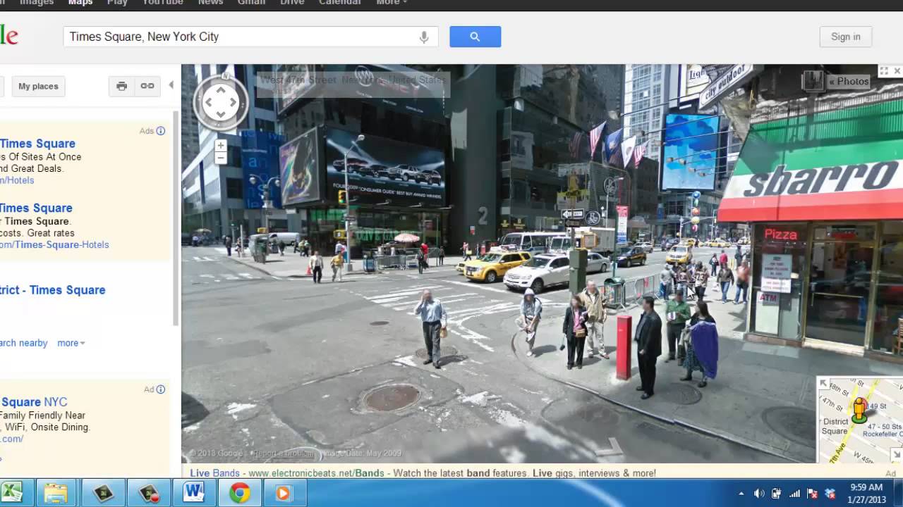 How To Use Google Map Street View Youtube