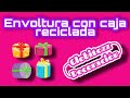 Envoltura de caja grande Envoltura de regalo con caja reciclada Caja reciclada