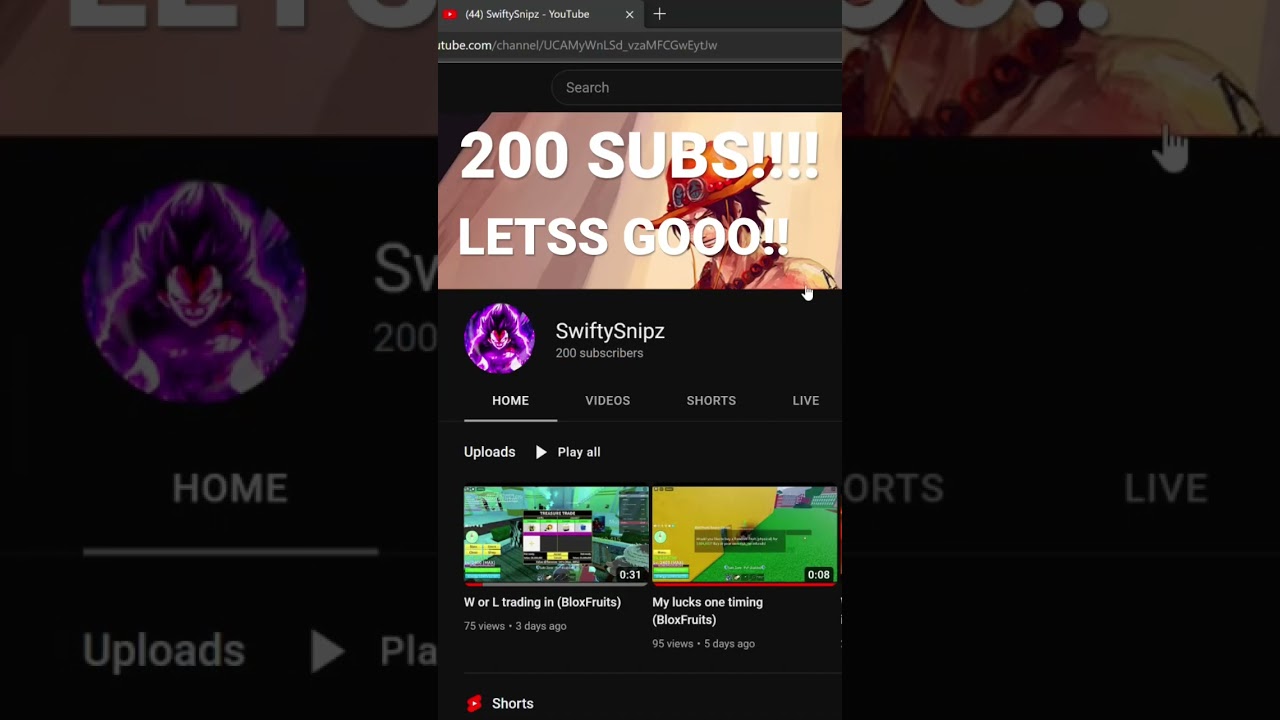200 SUBS goal reached🥹