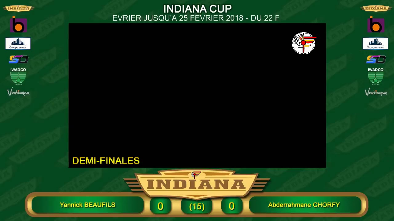 Yannick BEAUFILS Vs Amine AMIRI - QUARTS DE FINALE - indiana Pool