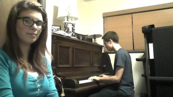 Imagine piano cover by Chase Haaze ft Carissa Olson