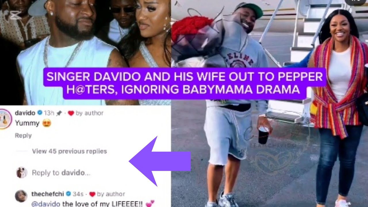 DAVIDO AND HIS WIFE PUBLICLY REKINDLE THEIR LOVE AMIDST BABYMAMAS DRAME, CHIVIDO4LIFE #goviral.