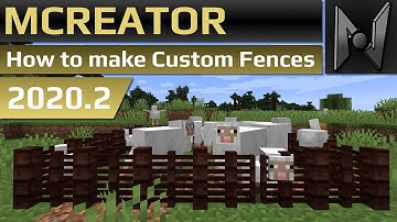 MCreator Tutorial: How to make Custom Fences | 2020.2