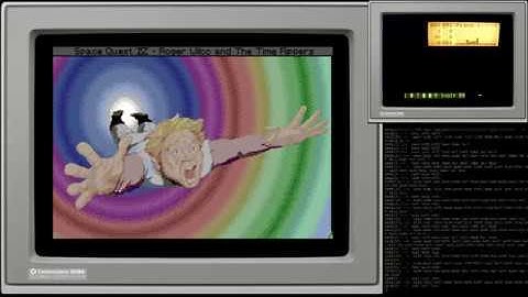 Game (Intro) : Space Quest IV - Roland MT-32  Sound - MiSTer FPGA - Amiga Minimig