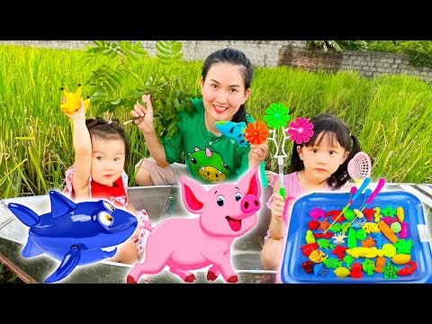 Video Cam Cam đi thuyền trên ruộng lúa vớt được con cá ,... - youtube