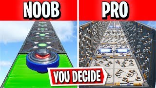 Am I a NOOB or a PRO? YOU Decide in this Deathrun! (Fortnite Creative)