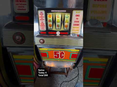 1967 Bally Slot Machine - Day 7 #casino #slotmachine #gambling #vintage #jackpot #foryoupage #fyp