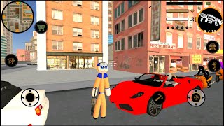 Naru Stickman Rope Hero Ninja Gangster Crime Fight - ÖRÜMCEK Adam Stickman Oyunu - Android Gameplay screenshot 5