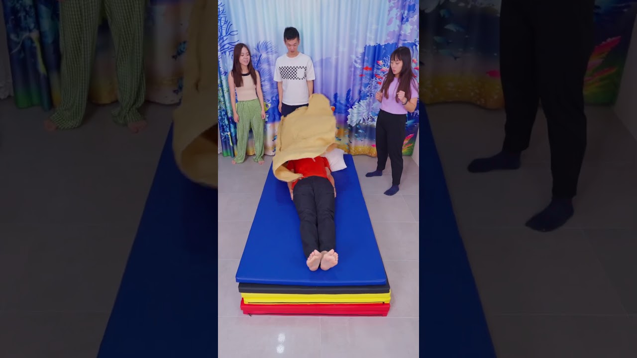 Perfect Blanket Covering Challenge! 2024🛏️💤😆🎉