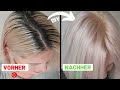 Selber Haare BLOND färben ❗️ GANZ OHNE Gelbstich Blondieren 