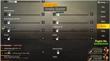 Pubg Mobile Tencent Buddy Emulator Dynamo Rank8 Sensitivity Settings