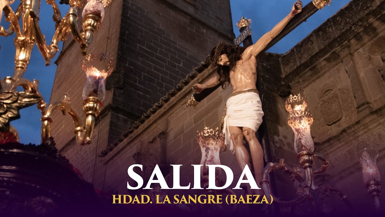 [4K] Salida La Sangre de Baeza | BCT Rescatado de La Solana | Jueves Santo 2025