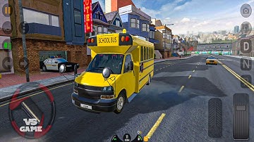 New School Bus Added and Driving - Bus Simulator 2023 NEW UPDATE - Gameplay