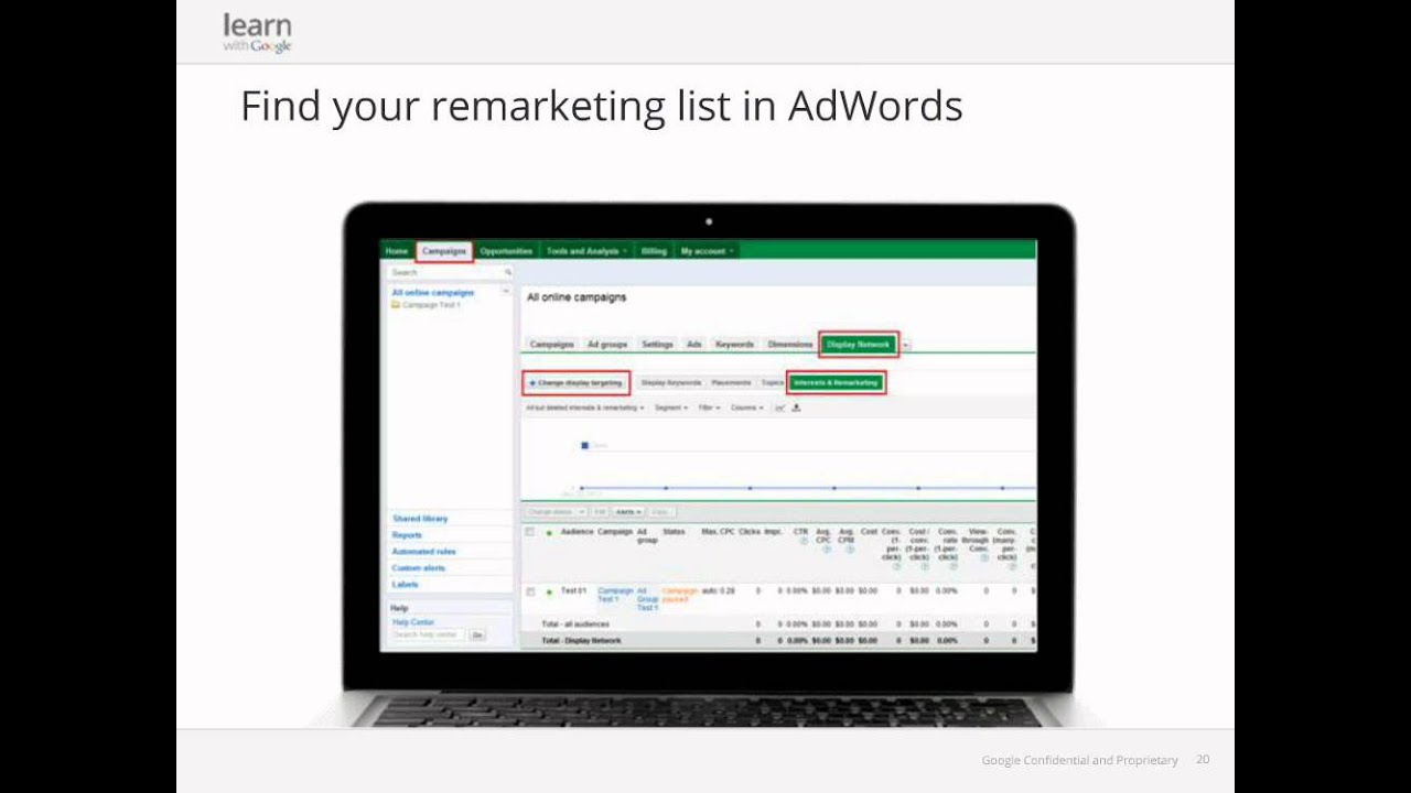 Webinar: Introduction to Remarketing with Google Analytics