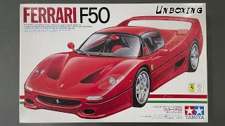 Unboxing: 1/24 Ferrari F50 from Tamiya + detail up set (1/24